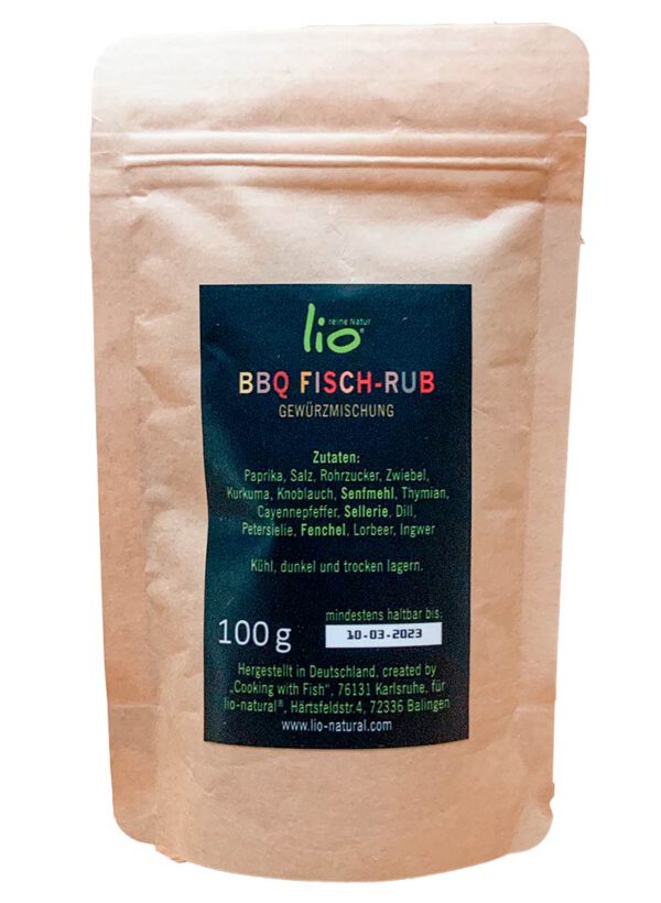BBQ Fish Rub | 100 g Gewürzmischung (Angebot – verkürztes MHD) – Bild 3
