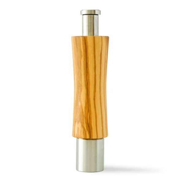 Pfeffermühle | Edelstahl und Olivenholz